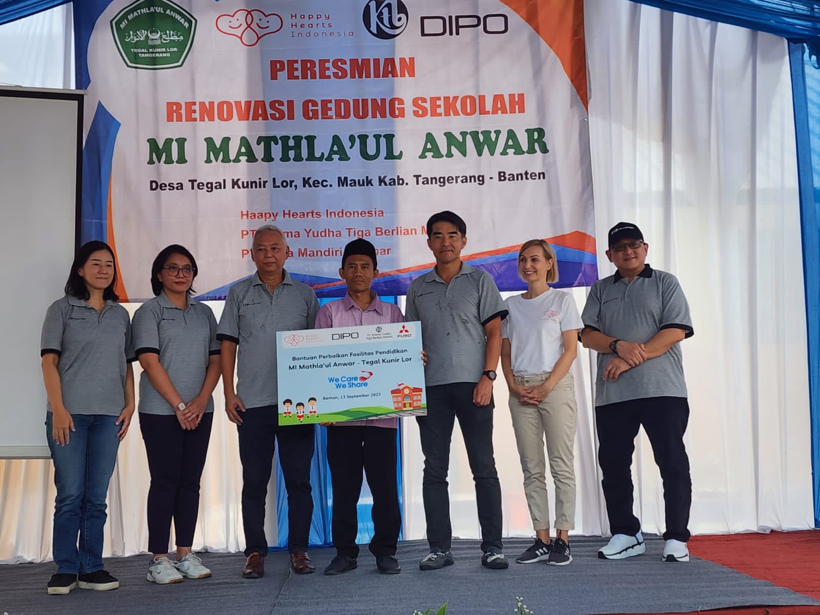 Bekerja sama dengan PT. KTB Mewujudkan Pendidikan Berkualitas Melalui Program CSR Renovasi Sekolah